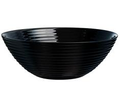 ARCOROC Arc L8806 Harena Bol empilable en Verre Opale Noir 27,3 cm 3.1 l