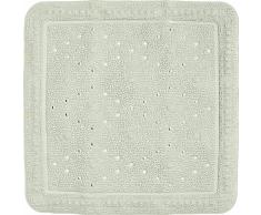 Baveno Grund marbre Tapis de Baignoire, 100% Caoutchouc synthétique, PVC, Weiss, 36 x 92 cm