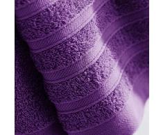 douceur dintÃ©rieur drap de bain 90 x 150 cm eponge vitamine prune