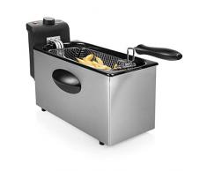 Tristar - FR-6902PR - Friteuse inox 3 litres - Zone froide - 2 000 W - Panier inox