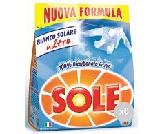 Soleil Lot de 6 Recharge 18 Cuillères Sac Poudre Lessive pour Le Linge, Multicolore, Unique