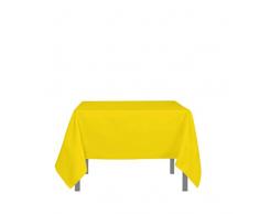 Soleil dOcre Nappe Anti-tâches carrée 180x180 cm Alix Jaune, Polyester