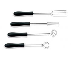 TELLIER 47833-04 Lot de 4 Fourchettes Ã Pralineria-Acier Inoxydable