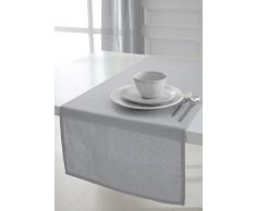 Today Chemin de Table Coton 50/150 Zinc Coton Gris 50 x 150 cm