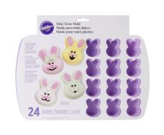 Wilton 0266275 Moule en SILCONE Lapin 24 CAVITÃS, Métal, Violet