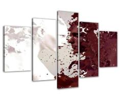 Visario 5525 Tableau sur Toile de Lin, Multicolore