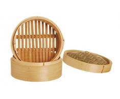 Excelsa Cuiseur Vapeur en Bambou 18 cm Bambou