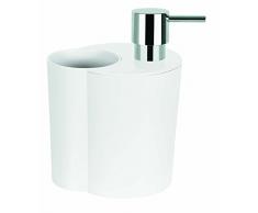 Spirella 10.18145 Sun Moon Distributeur de Savon et gobelets Combinaison Blanc