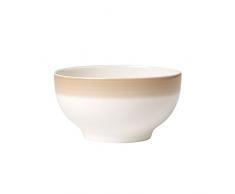 Villeroy & Boch Colourful Life Natural Cotton Bol, Porcelaine Premium, Blanc/Beige
