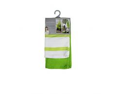 Douceur dIntérieur Set de 2 Torchons Petits Plats Coton Vert 50 x 70 cm