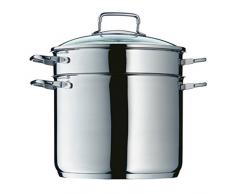 WMF Faitout pour pâtes Red Edition avec cuve et couvercle en verre 24 cm