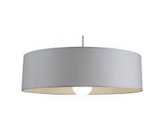 NATT SLIM - Suspension Textile Blanc Ã48cm