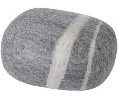 myfelt Carl Galets Coussin en Laine Gris Clair 60 × 48 × 31 cm