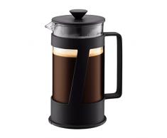 Bodum - 10883-01 - Crema - Cafetière à Piston 8 Tasses - 1 L - Noir