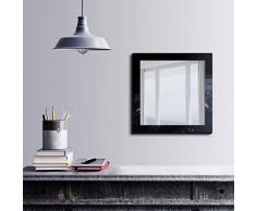 Bonamaison DÃ©coration Murale Impression sur Miroir EncadrÃ© sur Toile, Dimensions: 50 x 50 Cm - ConÃ§u et fabriquÃ© en Turquie