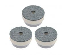 Kitchen Craft MasterClass MCSOAPDBRUSH Ãponges de Nettoyage de Rechange pour Distributeur de Savon Blanc/Gris 6 x 4 cm