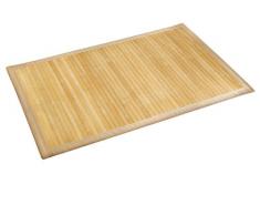WENKO 17996100 Tapis de bain Bambou Couleur Naturelle - face infÃ©rieure antidÃ©rapante, Bambou, Marron