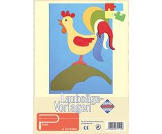 Pebaro Pièce chantournée Maquette Coq