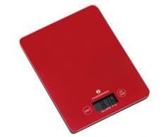 Zassenhaus 73218 Balance de Cuisine, Verre, Rouge, 9 x 12 x 16 cm