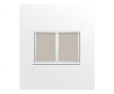 Soleil dOcre 043544 Dolly Paire de Brise Bise Polyester Ecru 60 x 90 cm