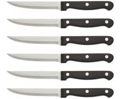 Lacor 39061 Jeu de 6 Couteaux pour Steak Lame LisÃ©