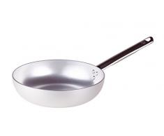 Pentole Agnelli ALMA111B40 Casserole Ã Sauter Haut, PoignÃ©e Tubulaire, Aluminium Professionnel, 40 cm