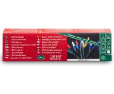 Konstsmide 6301-500 Mini Guirlande 20 LED Multicolores Retro Design + Câble Vert 230 V