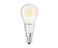 Osram Ampoule LED à Filament Dépolie | Culot E14 | Forme Sphérique | Blanc Chaud 2700K | 6W (équivalent 60W)