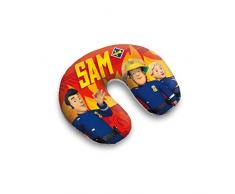Herding Coussin de Cou Pompier Sam, Polyester, Multicolore, 30Â x 28Â CM