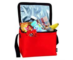 Ebuygb Lunch Time Sac isotherme, Polyester, Rouge