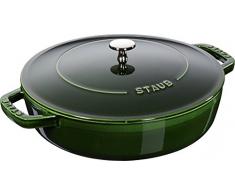 Staub 40511-478-0 Sauteuse en fonte, Basilic, 28 cm