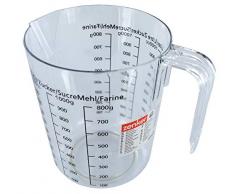 Zenker 008811 Verre doseur, verre mesureur, verre doseur pÃ¢tisserie, cruche graduÃ©e, Plastique, Transparent, 17 x 15,5 x 11,7 cm