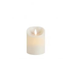Bougie Sompex,Â flamme en cire vÃ©ritable, bougie LED, commande Ã distance et minuterie intÃ©grÃ©e, blanc cassÃ©, 8Â x 10Â cm, ecru, 0 x 8 x 10 cm