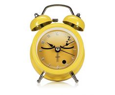 NPW émoticône Réveil â Jaune par Get Emojinal Chevet Horloge