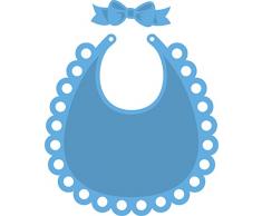 Marianne Design LR0306 Bavoir Creatables, MÃ©tal, Bleu, 8,8 x 9,2 x 0,4 cm