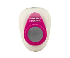 Vaessen Creative Perforatrice de Papier, Taille M, Cercle, Pour Projets DIY, Scrapbooking, Création de Cartes et Plus