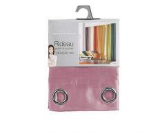 douceur dintÃ©rieur rideau a oeillets 140x280 cm shantung shana rose