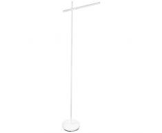 Brilliant Ueno Lampe sur pied 1 ampoule en plastique Blanc 5 W