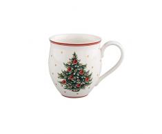 Villeroy & Boch Toys Delight Mug Ã cafÃ©, 440 ml, Porcelaine Premium, Blanc/Rouge