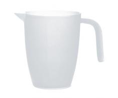 Excelsa Rainbow Carafe graduÃ©e, 1 Litre, Blanc