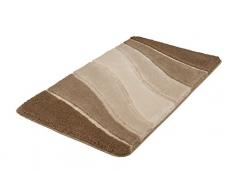 Meusch Tapis de Toilette Océan Trèfle, 80 x 150 cm, Taupe