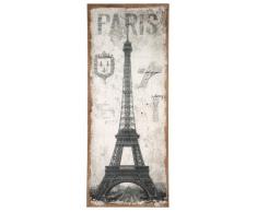 Pacific Home Tableau en Toile de Jute Paris