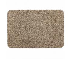 JVL Tanami Lavable en Machine Barrier Paillasson, 80Â Coton/20% Gel/synthÃ©tique Dos, Beige, 40Â x 60Â x 0.5Â cm