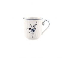 Villeroy & Boch Vieux Luxembourg Mug Ã cafÃ©, 350 ml, Hauteur : 8,8 cm, Porcelaine Premium, Blanc/Bleu