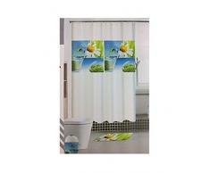 GMMH Rideau de Douche Anti Moisissure Effet Baignoire Rideau ImpermÃ©able avec 12Â Anneaux (kamilie)