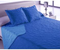 Gale Hayman Style Vegas Couvre-lit pour lit de 180Â cm, Microfibre, Bleu, Super King, 270Â x 260Â x 0.5Â cm