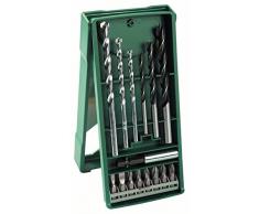 Bosch 2607019579 Set de 15 pièces mini-X-Line 3 forets à matériaux Diamètre 5/6/8 mm