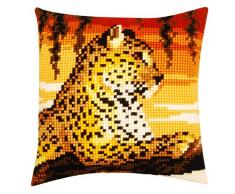 Vervaco Kit Coussin au Point de Croix Léopard