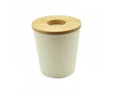 Opportunity 26B12050100 Poubelle Coton Soft, Autre, Bois/Blanc, 13 cm