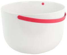 COOKUT PR23RO Saladier avec Anse Mélamine/Silicone Rose 23 cm